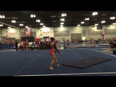 Hannah Nipp Level 10 Floor - 2016 Gliders Invitational