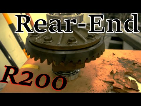 R200 Datsun rebuild - restoration - bearings seals setup backlash shims gear pattern preload how to