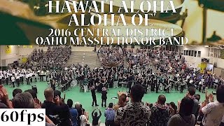 Hawai'i Aloha / Alohe Oe' | Beginning Honor Band | 2016 CDBF POB | MultiCam 60fps