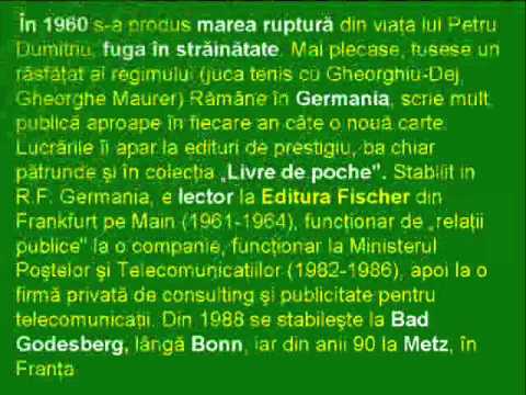 PETRU  DUMITRIU  - CRONICĂ  DE  FAMILIE