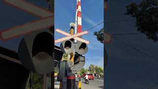 Download lagu Lampu Dan bunyi Suara Palang Pintu Kereta Api #youtubeshorts #shorts #viral #train #keretaapi mp3