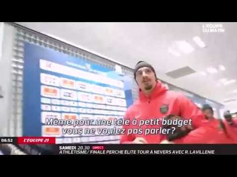 Zlatan Ibrahimovic Nobody Talk, Cause I Am The Boss vs Low Budget Journalist Part 2 2015