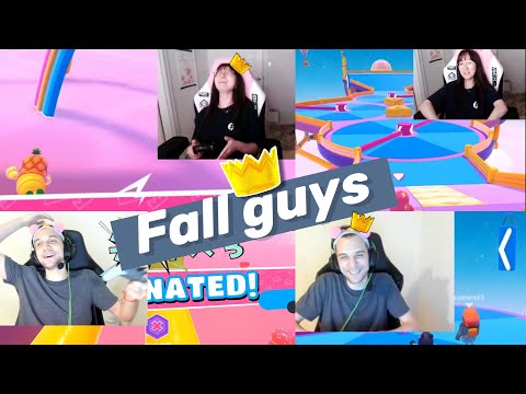 Arteezy goes PRO in Fall Guys? -Dove and Arteezy Vlog#4