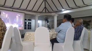 Suasana Nonton Bareng di Kediaman Dinas Wapres Jusuf Kalla