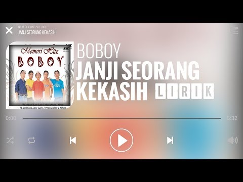 Boboy - Janji Seorang Kekasih [Lirik]