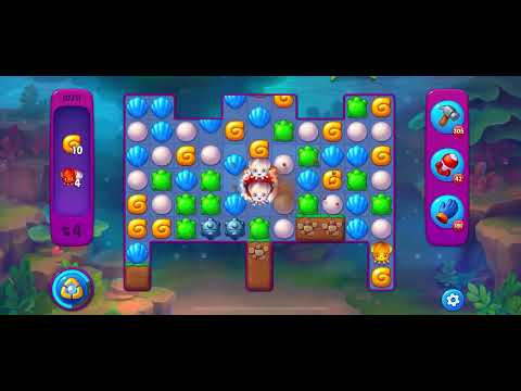 Fishdom Very Hard level 10711 no boosters フィッシュダム ベリーハード