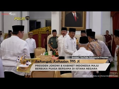 PRESIDEN JOKOWI &amp; KABINET BERBUKA PUASA BERSAMA DI ISTANA NEGARA