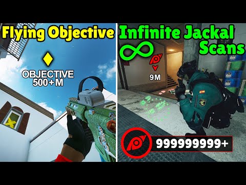 The New Update Gave Jackal INFINTE Scans! | FLYING Objective Above The Map! - Rainbow Six Siege