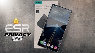 ESR Privacy Screen Protector Install & Review for Samsung Galaxy S25 Ultra