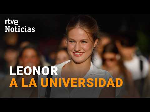 La princesa Leonor comienza «con muchas ganas» su etapa universitaria | RTVE Noticias
