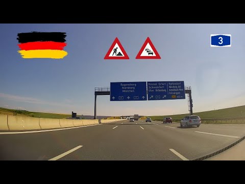 Germany: Würzburg -  Nürnberg (autobahnn A3)