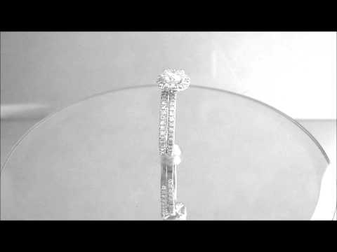 18K WHITE GOLD ROUND CUT DIAMOND ENGAGEMENT RING AND BAND 2.05CTW - KNR INC - 349.1