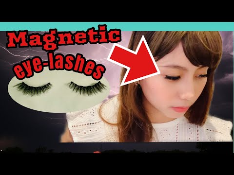 Magnetic eyelashes | How to use magnetic eyelashes | Review on Youthphoria magnetic eyelashes