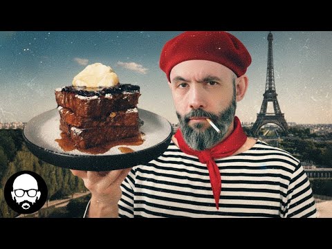 Brûléed French Toast with Blueberry Preserved‑Lemon Compote