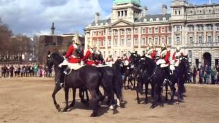Horse Guards Getting Ready to go Buckingham Palace