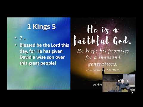 2019 1013 PM 1 Kings 5 & 6