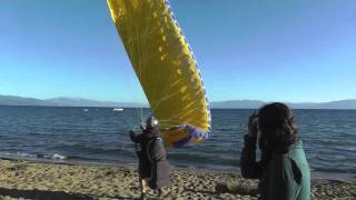 preview picture of video 'Kings Beach Paragliding #1'