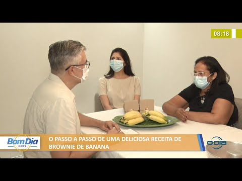 Passo a passo de uma receita de Brownie de Banana 14 01 2022