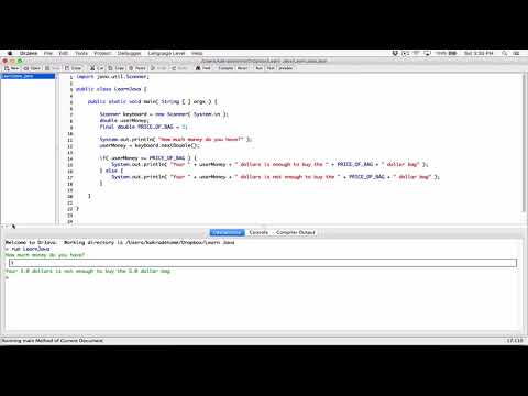 81. Multiple nested if statements / decision structures, example program - Learn Java