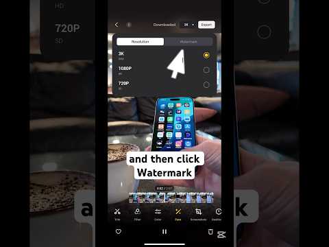 How to remove the watermark from your DJI Osmo pocket 3 footage in the Mimo app #djiosmopocket3