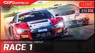 LIVE | Race 1 | Sepang | GT World Challenge Asia powered by AWS 2026