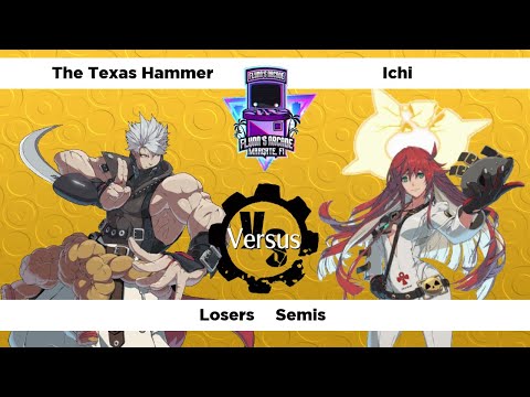 Flynn's Arcade 049 Losers Semis - The Texas Hammer (Chipp) Vs Ichi (Jack-O) Guilty Gear Strive