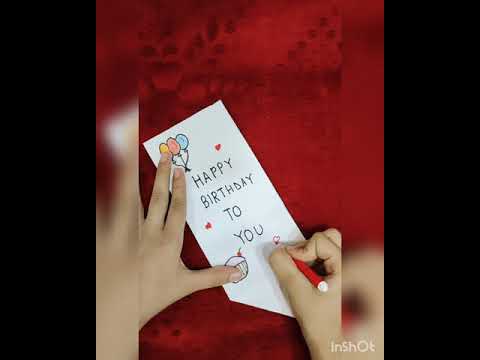 Diy Pull Birth Day card
