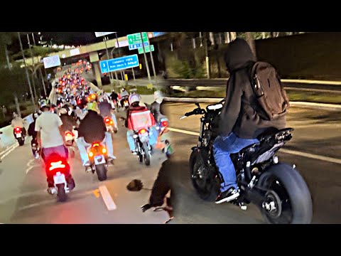 + DE 300 MOTOS NO COMBOIO DAS 4 FAIXA ❌