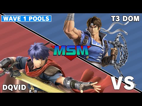Offline MSM 242 - Dqvid (Ike) VS CG UCI | T3 Dom (Richter) Wave 1 Pools