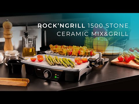 Panini Grill Rock’nGrill 1500 Stone Ceramic Mix&Grill