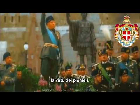 Co-National Anthem of Fаscist Italy: Giovinezza
