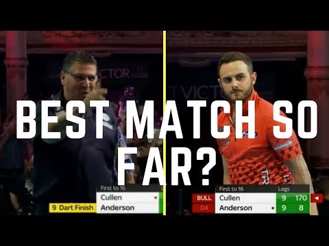 Gary Anderson vs Joe Cullen WORLD MATCHPLAY 2018 🎯! QF