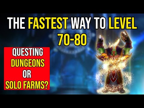 What's The actual FASTEST Way to Level from 70 to 80