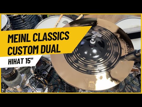 Meinl Classics Custom Dual 15" hi-hat soundcheck