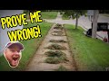 The WORST OVERGROWN Sidewalk Edging?! 8+ INCHES! (SATISFYING)