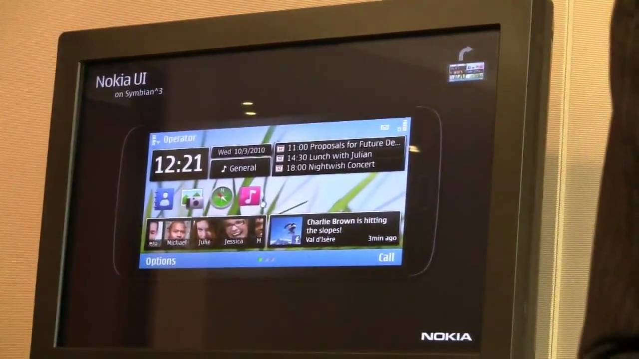 Nuevo Video de la Interfaz de Symbian 3