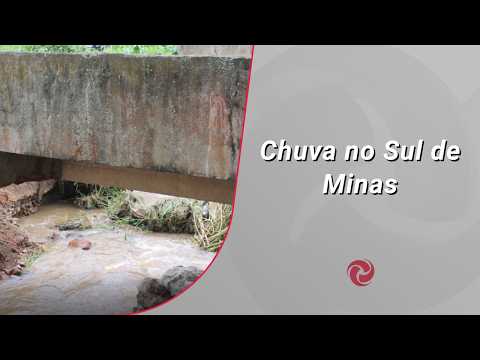 Cidade de Maria da Fé sofre com as chuvas