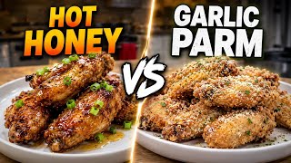 Hot Honey Wings vs Garlic Parmesan Wings