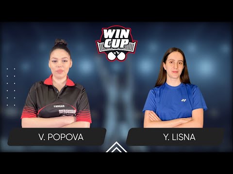 09:00 Valeriia Popova - Yaroslava Lisna 21.05.2025 WINCUP Women Professional Table 1