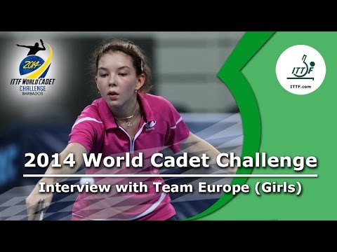 2014 World Cadet Challenge - Team Europe delight after the final