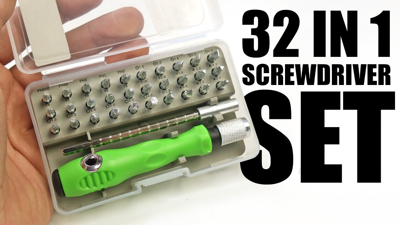 32 in 1 Precision Magnetic Screwdriver Set DIY Video Thumbnail