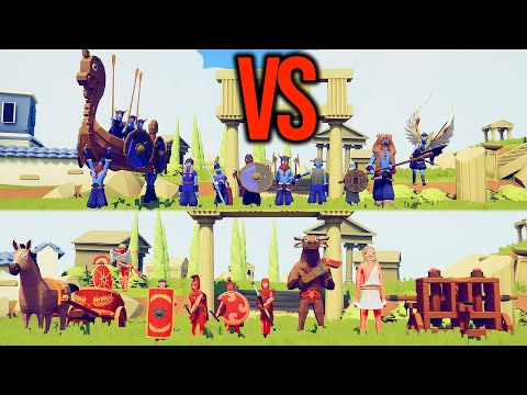 ANCIENT TEAM vs VIKING TEAM #52 | TABS - Totally Accurate Battle Simulator