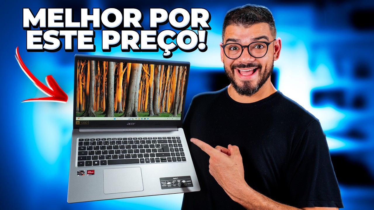 ESSE É O MELHOR NOTEBOOK ATÉ 3 MIL REAIS? ACER ASPIRE 5 COM RYZEN 7 TÁ MUITO BOM!