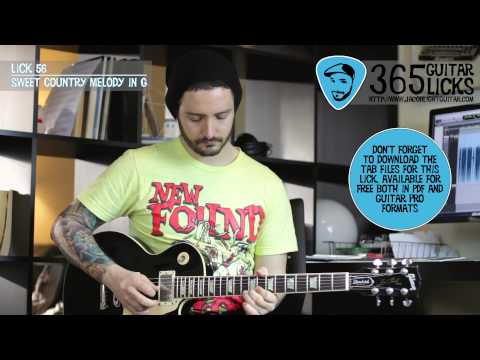 Lick 56/365 - Sweet Country Melody in G | 365 Guitar Licks Project