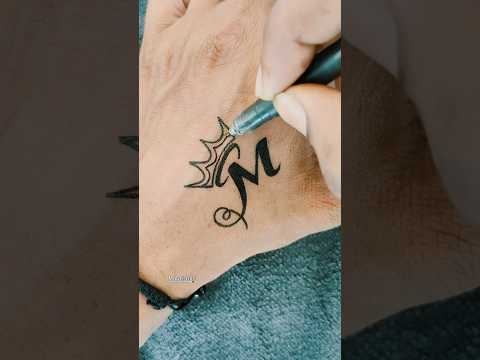 Alphabet M tattoo ideas #shorts #reels #tattoo