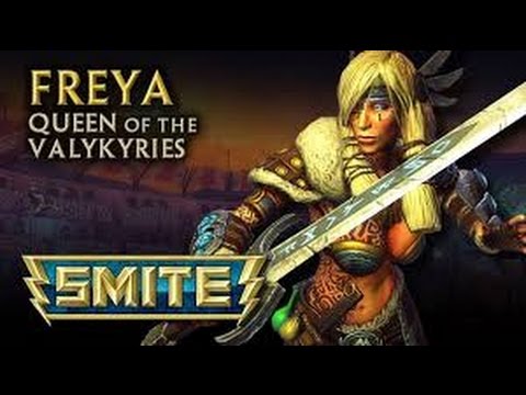 SMITE Alpha/Beta Xbox One FREYA GOD Gameplay