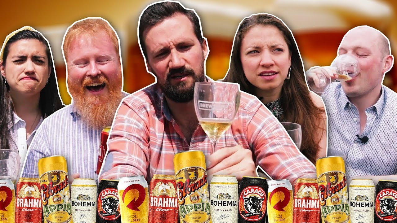 GRINGOS PROVANDO CERVEJAS BRASILEIRAS