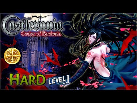 Castlevania: Order of Ecclesia [NDS] - Hard LV.1 / Guide 100% / All Glyphs, Items and Boss Medals