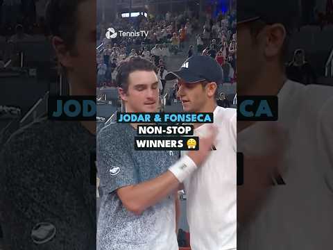 Fonseca & Jodar's First-Ever Match Delivered 🥵