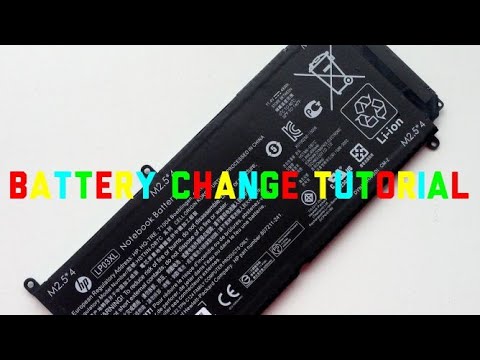 Part of a video titled How To Change The Battery In Newer HP Envy Laptops - YouTube